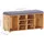 vidaXL Sitzbank Flurbank Braun 100 x 35 x 47 cm