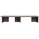 Tojo Mehrzweckregal 198 x 35 x 37,5 cm Schwarz