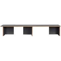 Tojo Mehrzweckregal 198 x 35 x 37,5 cm Schwarz