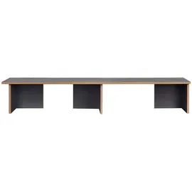 Tojo Mehrzweckregal 198 x 35 x 37,5 cm Schwarz