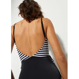 bonprix Badeanzug Damen Schwarz 40