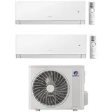 Gree CLIVIA White 2 Raum 3,5kW+5,3kW R32 WiFi Klimaanlage Aggregat 8,0kW