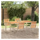 vidaXL Esstisch Gartentisch 180 x 90 x 75 cm Teak/Braun