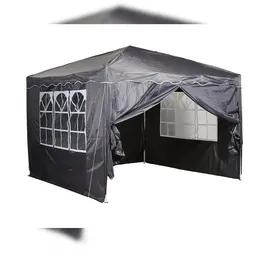 Chillroi Faltpavillon 3 x 3 m grau inkl. 4 Seitenteile