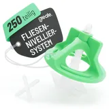 greate 250-teiliges Fliesen Nivelliersystem 2mm - Fliesen Verlegehilfe