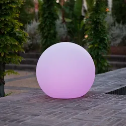 Garden Leuchtkugel BULY 30, RGB-Licht, wiederaufladbare Batterie, schwimmend von garden