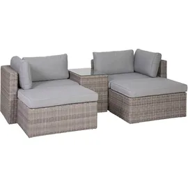 Greemotion Palma Lounge-Set braun/grau