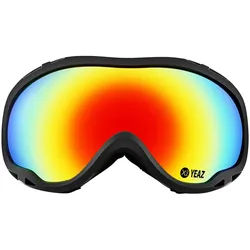 YEAZ Ski- Snowboardbrille  schwarz CLIFF