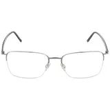 Rodenstock Quadratisch Titan Brillen in Silver, Grey für Herren, Brille mit Sehstärke, optional mit Sonnenbrillen tönung oder Blaulichtfilter (Modell R7051)