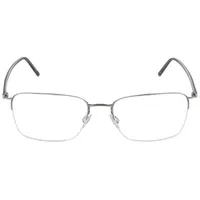 Rodenstock Quadratisch Titan Brillen in Silver, Grey für Herren, Brille mit Sehstärke, optional mit Sonnenbrillen tönung oder Blaulichtfilter (Modell R7051)