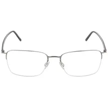 Rodenstock Quadratisch Titan Brillen in Silver, Grey für Herren, Brille mit Sehstärke, optional mit Sonnenbrillen tönung oder Blaulichtfilter (Modell R7051)