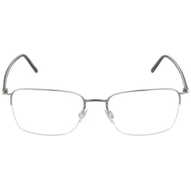 Rodenstock Quadratisch Titan Brillen in Silver, Grey für Herren, Brille mit Sehstärke, optional mit Sonnenbrillen tönung oder Blaulichtfilter (Modell R7051)