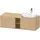 Duravit D-Neo Konsolenwaschtischunterbau wandhängend Natur Eiche Matt 1400x550x459 mm - DE4950R10300 DE4950R10300000