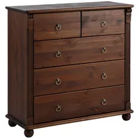 OTTO home Tessin 90 x 88 x 38 cm Dunkelbraun
