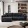 lookway Ecksofa CLOUD mit Schlaffunktion und Bettkasten, Wind 99