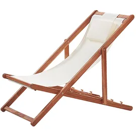 Beliani Avellino Liegestuhl 70 x 54 x 70 cm Beige