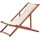Beliani Avellino Liegestuhl 70 x 54 x 70 cm Beige