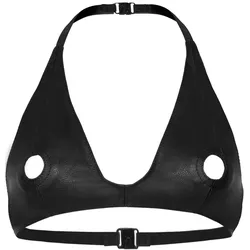 Neckholder-BH im Ouvert-Design, schwarz, S-L