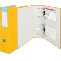 Donau Elektronik Doppelordner DIN A5 75 mm Gelb 1 St.