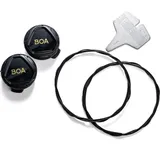 Crankbrothers Schnürsystem Ersatz Kit Schnürsenkel für Stamp Mallet E Boa Schuhe Schwarz