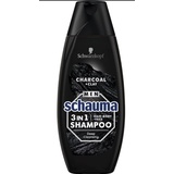 Schwarzkopf Schauma Men Deep Cleansing 3in1 400 ml Vielseitiges Shampoo mit Aktivkohle und Tonerde für Manner
