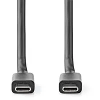 Nedis Ccgl64020bk10 USB 3.2 Gen 2 Kabel Usb-c M-usb-c m 4k@20 Gb/s Vernickelt 1 M 100w 60hz - Black