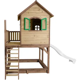 Axi Spielhaus Liam 377 x 255 cm Braun/Grün