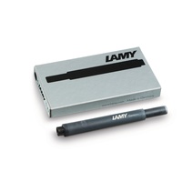 Lamy LT10BKB T 10 Tinte 825 – Tintenpatrone mit großem Tintenvorrat in der Farbe Schwarz für alle Lamy Patronenfüllhaltermodelle – 5 Stück / 1,25 ml