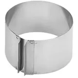Kaiser Patisserie Tortenring aus Edelstahl, von Ø Durchmesser einstellbar zwischen 16,5 - 32 cm