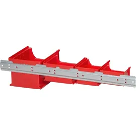 Allit Sichtbox Metall 590 x 5 x 47 mm rot