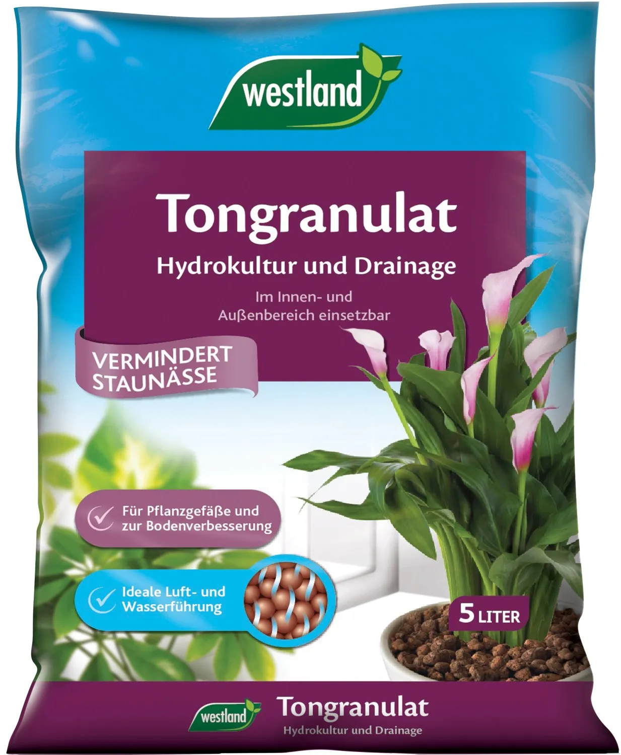 Preisvergleich Produktbild Westland Tongranulat Blähton 5 l