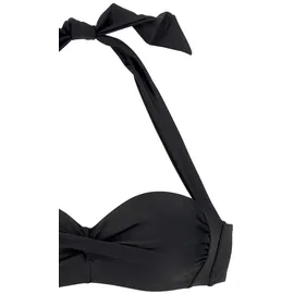 LASCANA Bikini-Top Damen Schwarz 46 Cup D