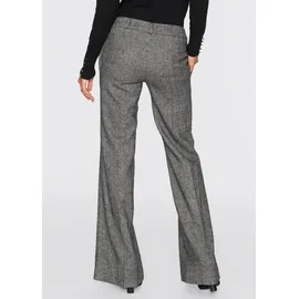 bonprix Marlene-Hose lockere Passform grau|schwarz 44