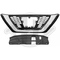Diederichs 6046940 Kühlergrill chrom/schwarz