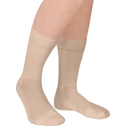 Fußgut Diabetikersocken Venenfeund Sensitiv Socken (2-Paar) beige 43-45