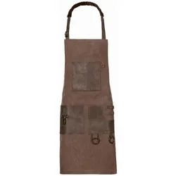 Latzschürze Canvas vier Taschen, toffee : 100% Baumwolle 16oz. : toffee