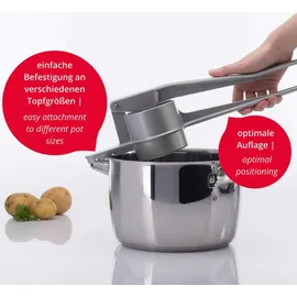 Westmark Spätzlepress Spätzle-/Kartoffelpresse silber