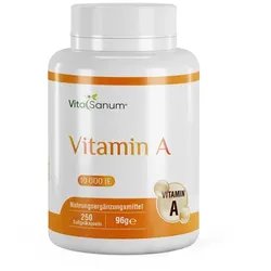 VitaSanum® - Vitamin A 10 000 E 250 Softgelkapseln