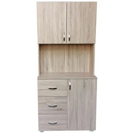 Hti-Living Küchenschrank Sonoma Blanca 80 x 180 x 40 cm BEIGE