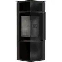 Kratki Kaminofen | TORA/S 8 kW | schwarzes Glaspaneel
