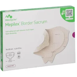 Mepilex Border Sacrum 16x20cm