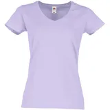 FRUIT OF THE LOOM Iconic 150 V-Neck T-Shirt Soft Lavender XXL