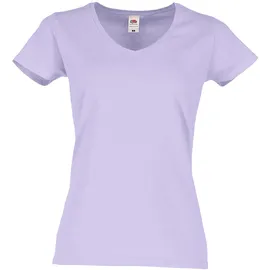 FRUIT OF THE LOOM Iconic 150 V-Neck T-Shirt Soft Lavender XXL