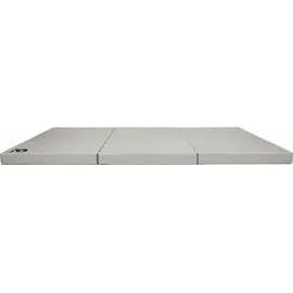 JEFlex Turnmatte klappbar 210 x 100 x 8 cm GRAU/SCHWARZ Weichbodenmatte - Weiß