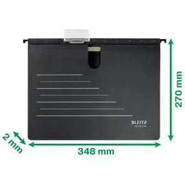 Leitz Hängehefter Alpha Recycle A4 schwarz