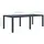 vidaXL Gartentisch Anthrazit 220x90x72 cm Kunststoff Rattan-Optik