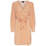 Pieces Sommerkleid Grün/Orange/Weiß 34
