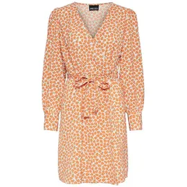 Pieces Sommerkleid Grün/Orange/Weiß 34
