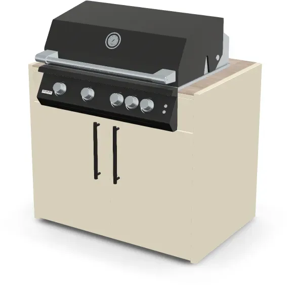 Brabura Fusion 400 RM Modul | Neustes Edelstahlmodell - Summer Dala / Perle Blanche / Matt schwarzer Griff