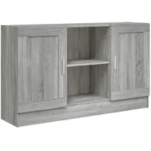 vidaXL Sideboard 120 x 70 x 30,5 cm grau/sonoma